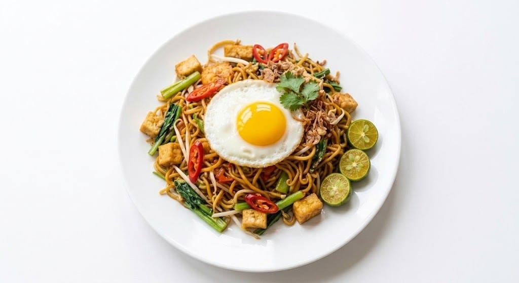 Mee Goreng Tauhu Telur Mata